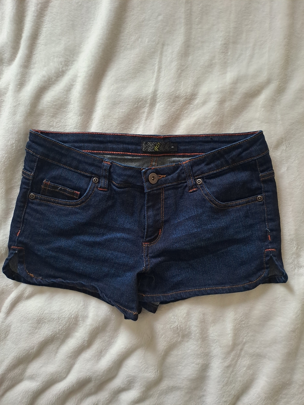 G:21 Y2k low rise mini denim shorts